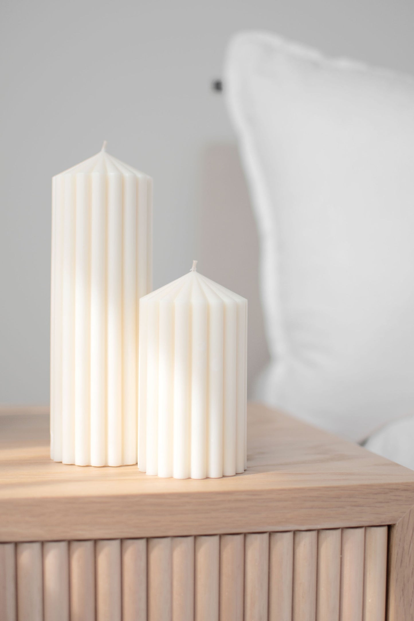Sculptural Candle Home Decor