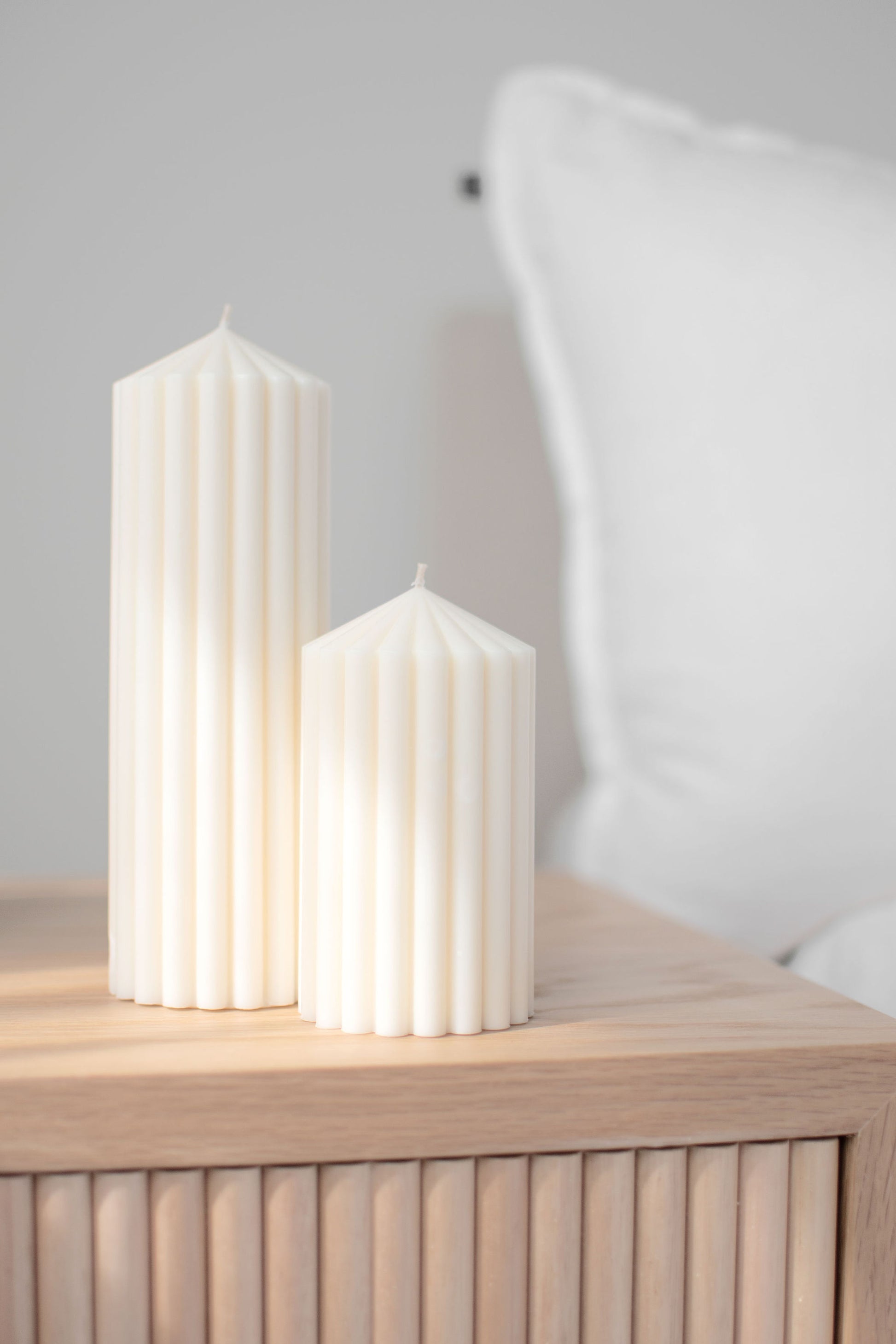 Sculptural Candle Home Decor