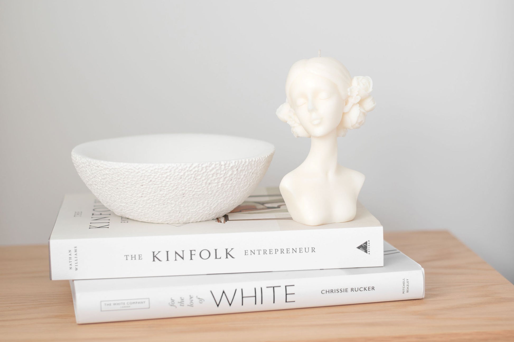 Sculptural Candle Home Decor