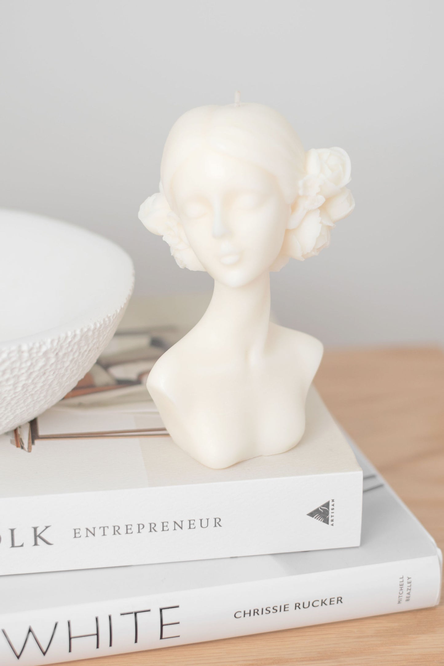 Sculptural Candle Home Decor