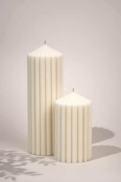 Sculptural Candle Home Decor