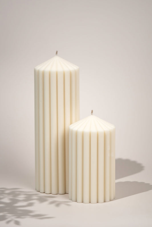 Sculptural Candle Home Decor