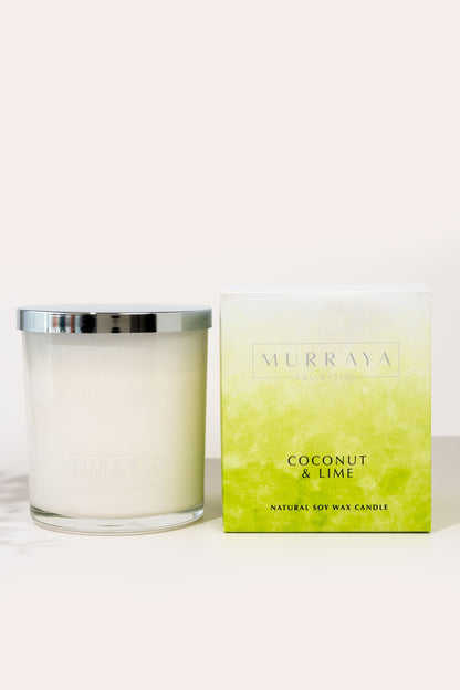 Scented Soy Wax Candles Coconut & Lime