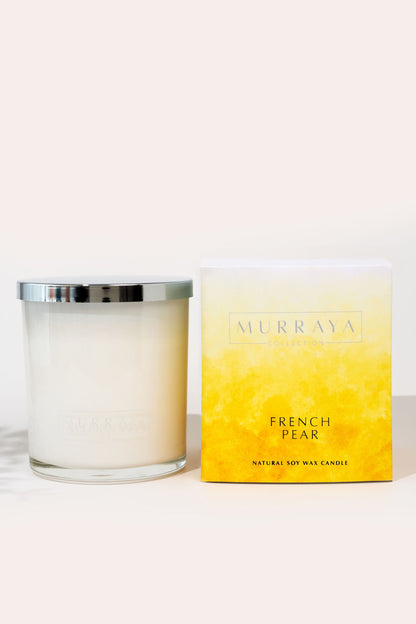 Scented Soy Wax Candles French Pear